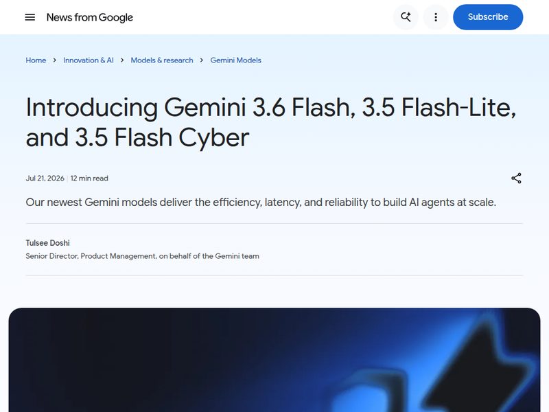 News from Google | Google Product and Technology News and Stories站点快照