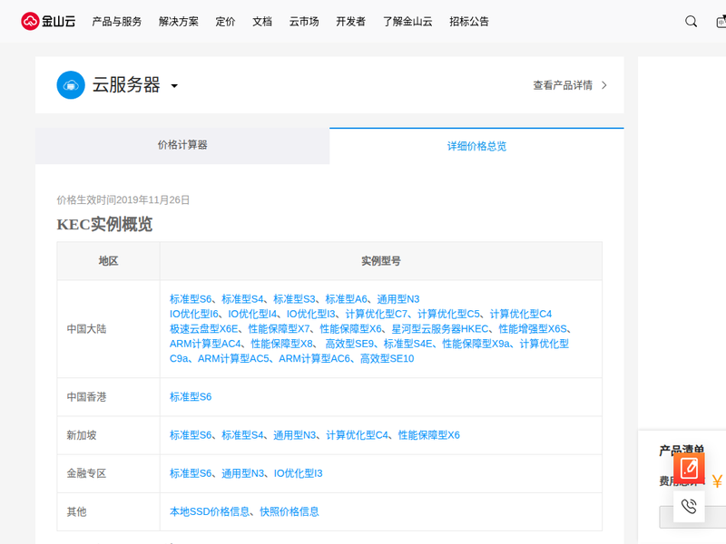 sw.ksyun.com站点快照