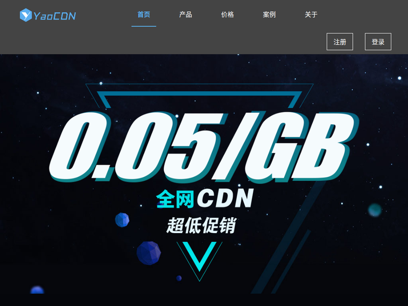 YaoCDN CDN加速 免费CDN 免费云存储 云存储站点快照